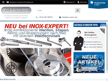 Tablet Screenshot of inox-expert.com
